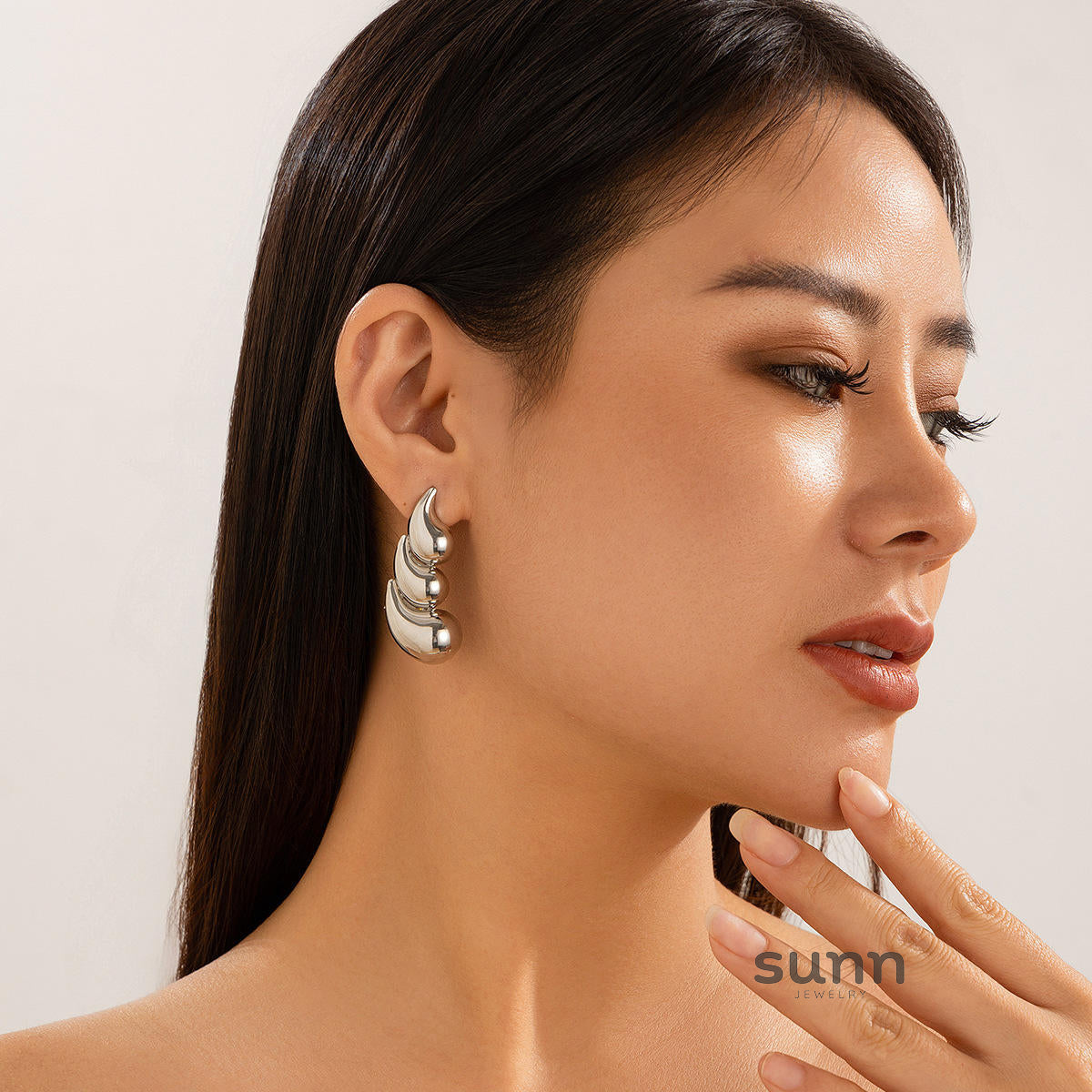 Sonora Glossy Drop Earrings [4T3A0AVZ]