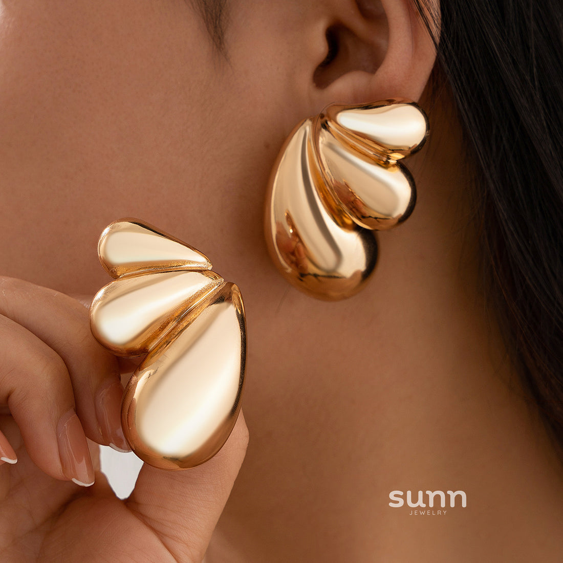 Sonora Glossy Drop Earrings [YPFNMTK8]