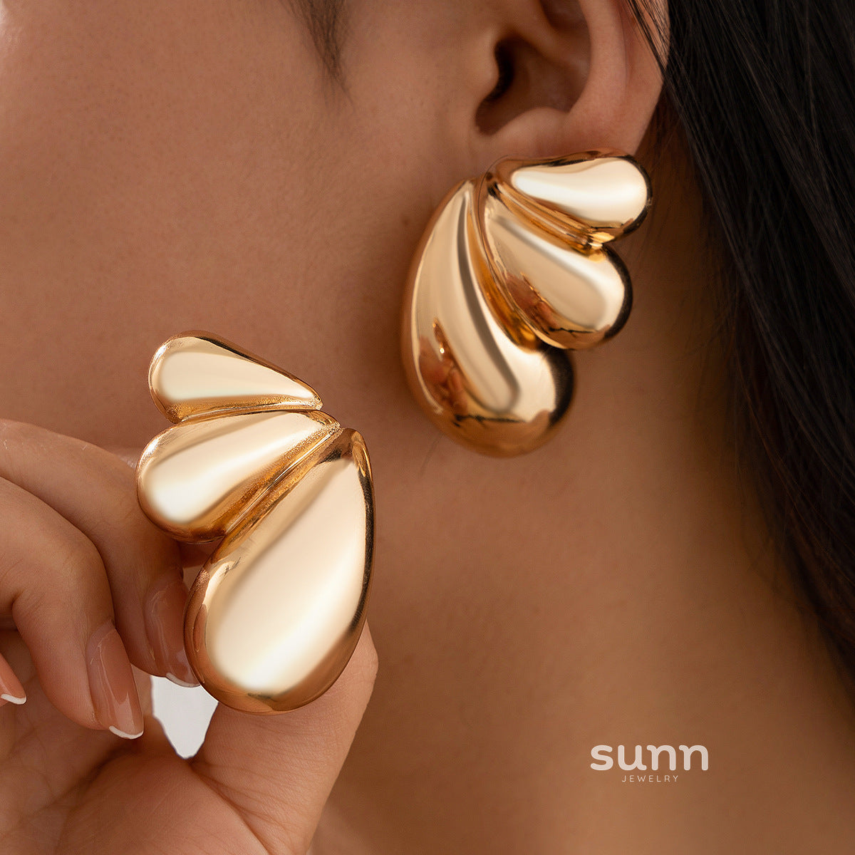 Sonora Glossy Drop Earrings [Q3BX5OZF]