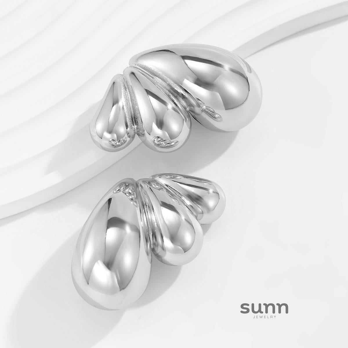 Sonora Glossy Drop Earrings [SUMRVJ3Z]