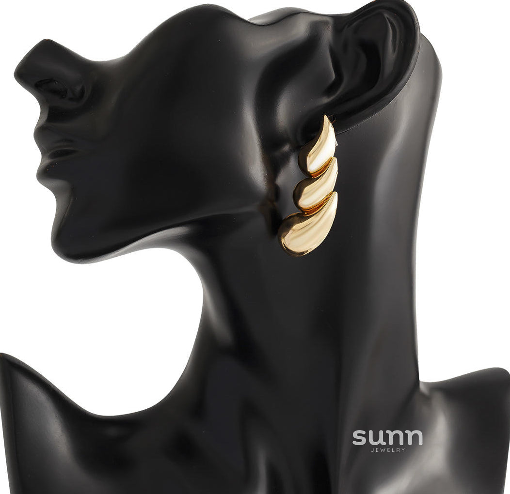 Sonora Glossy Drop Earrings [EV4O2F6N]