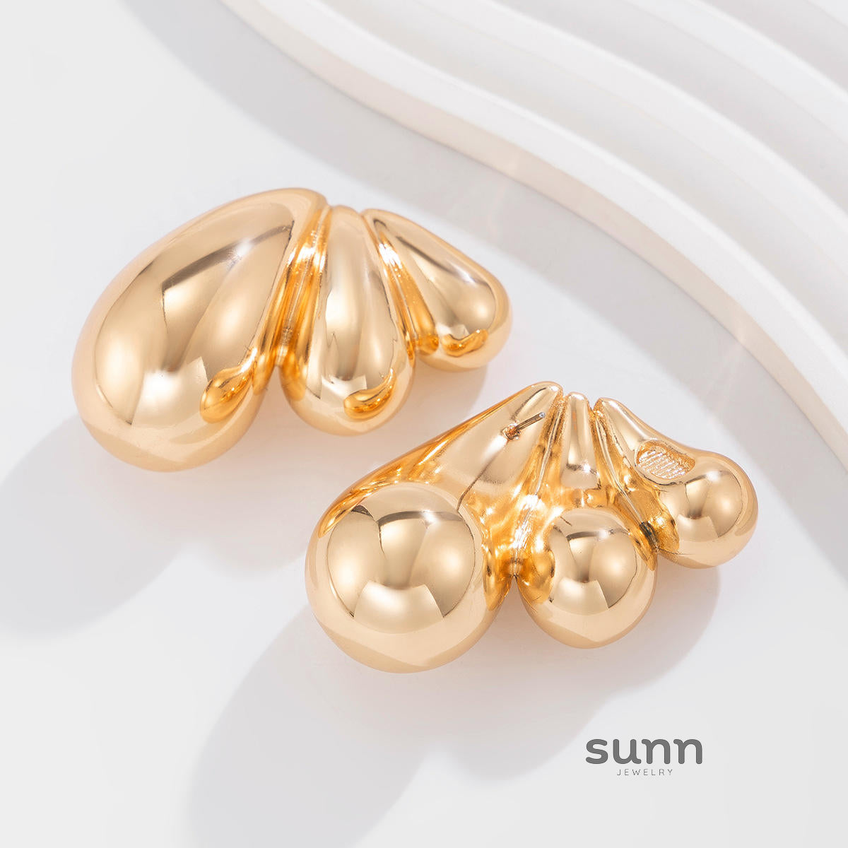 Sonora Glossy Drop Earrings [P97NL7NG]