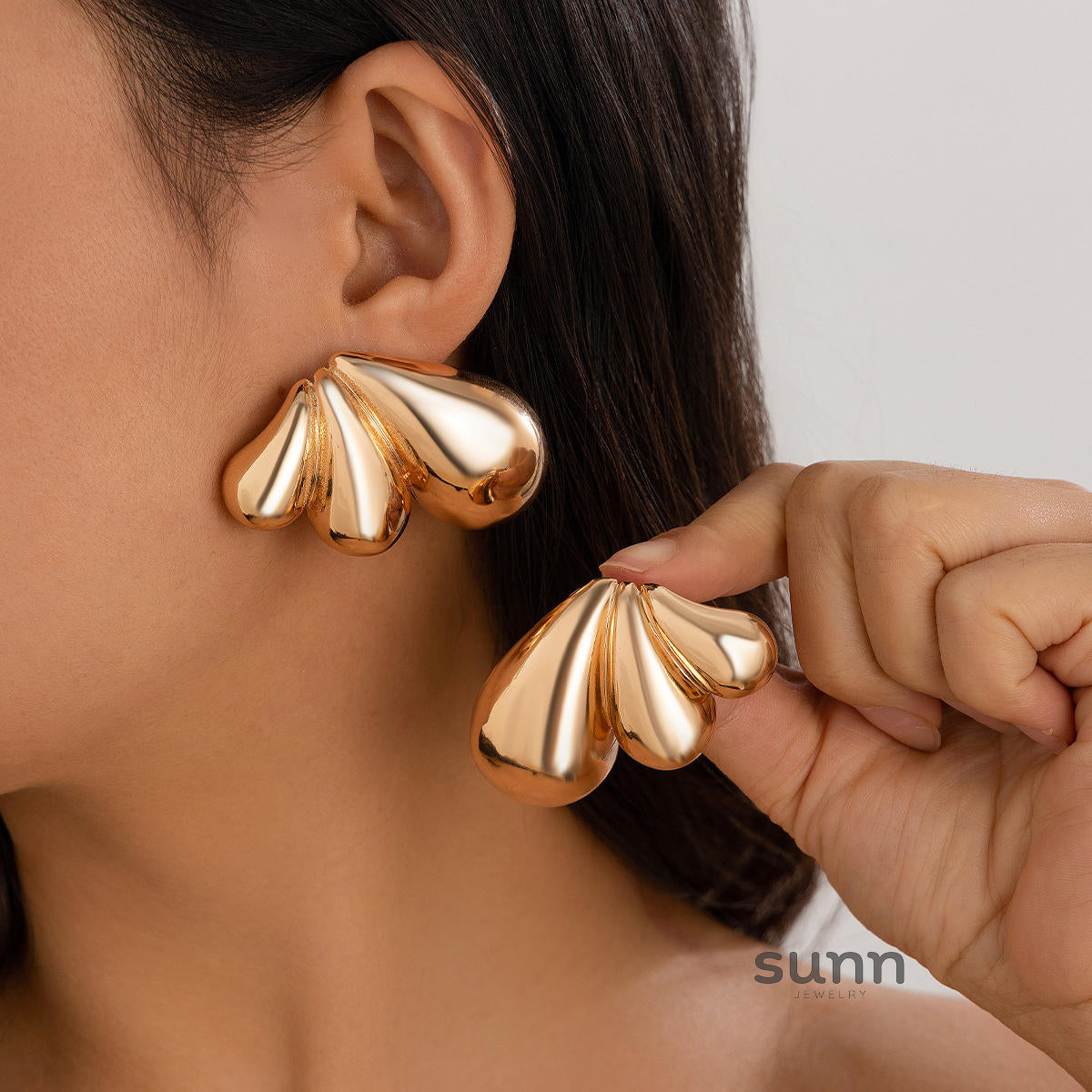 Sonora Glossy Drop Earrings [IP343W5N]