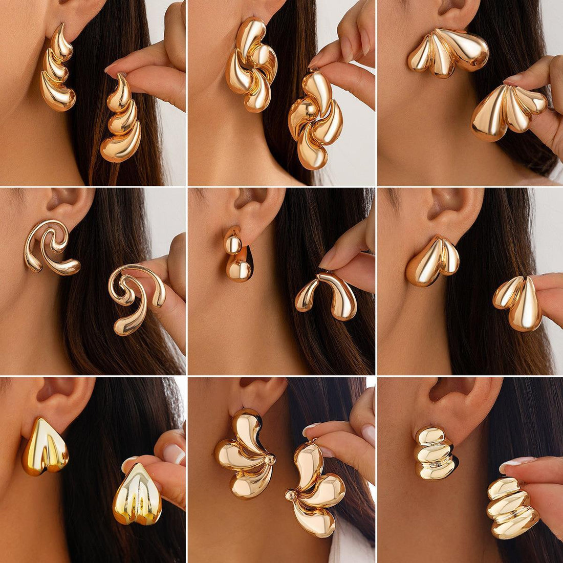 Sonora Glossy Drop Earrings [YPFNMTK8]