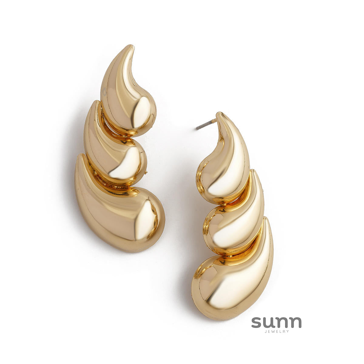 Sonora Glossy Drop Earrings [EJSSX3GR]