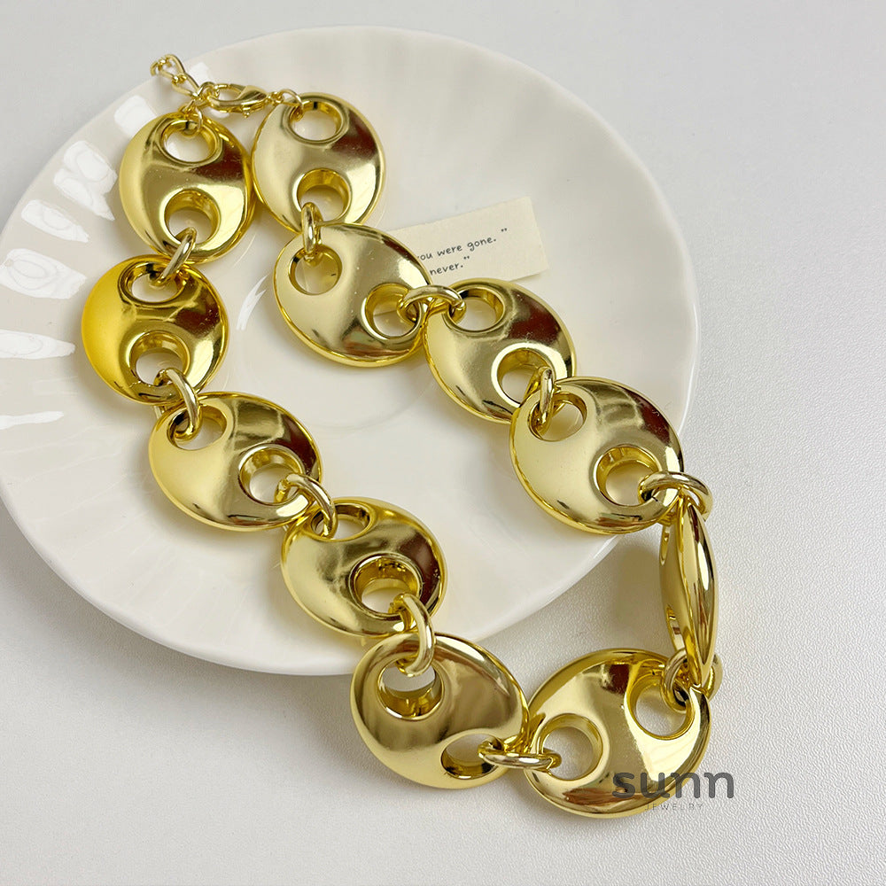Sonya Chunky Pig Nose Necklace [YTI0BIU4]