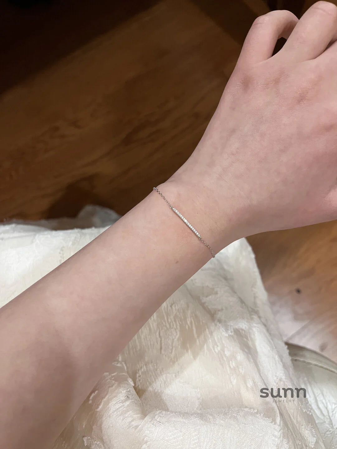 Stacy Sparkle Clover Bracelet
