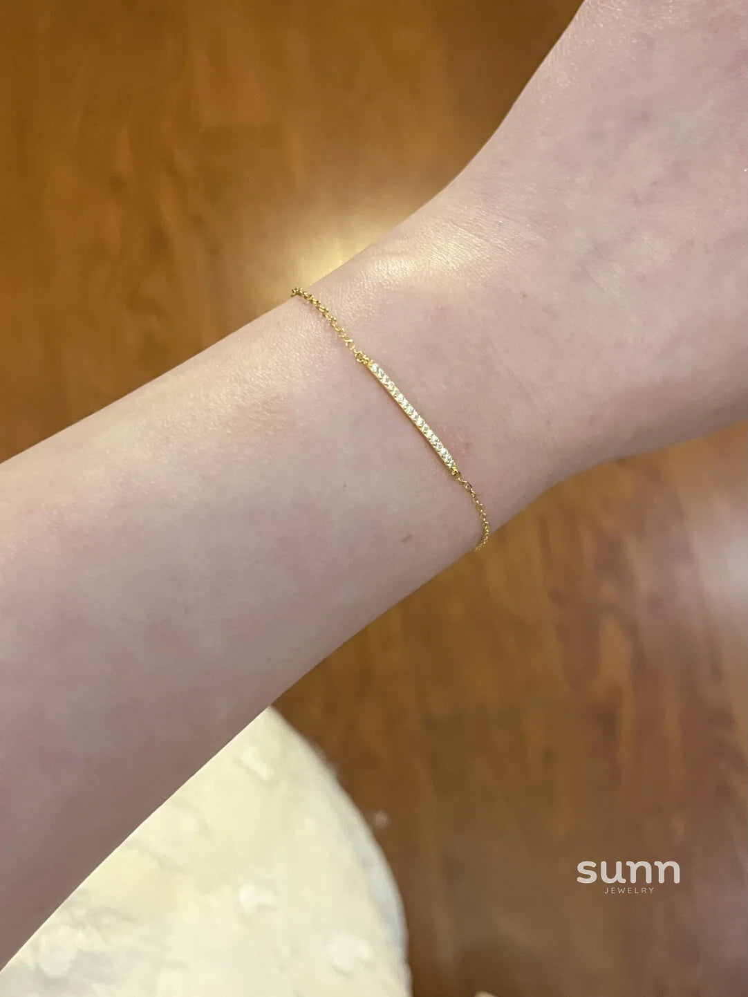 Stacy Sparkle Clover Bracelet