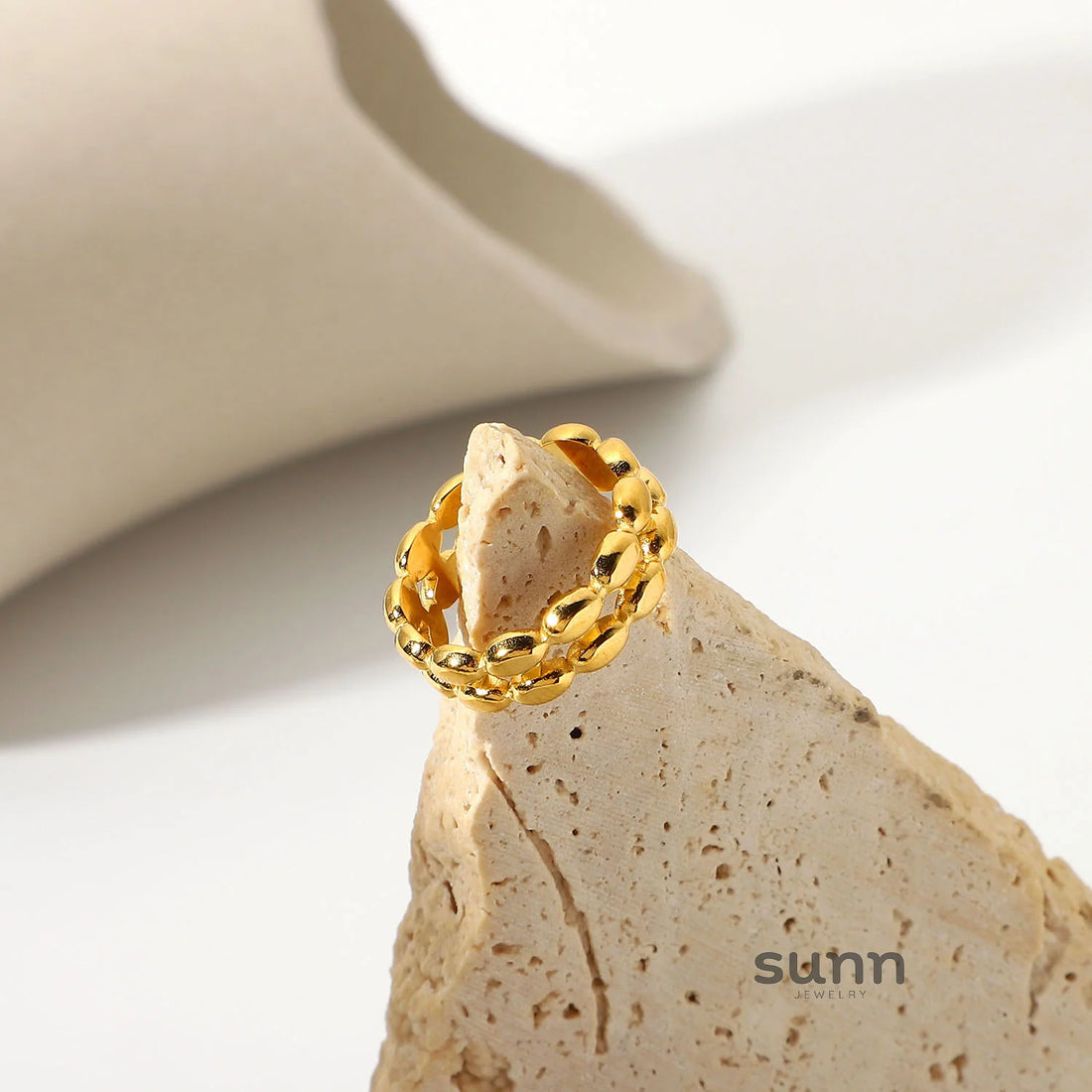 Stephania Double Orb Ring