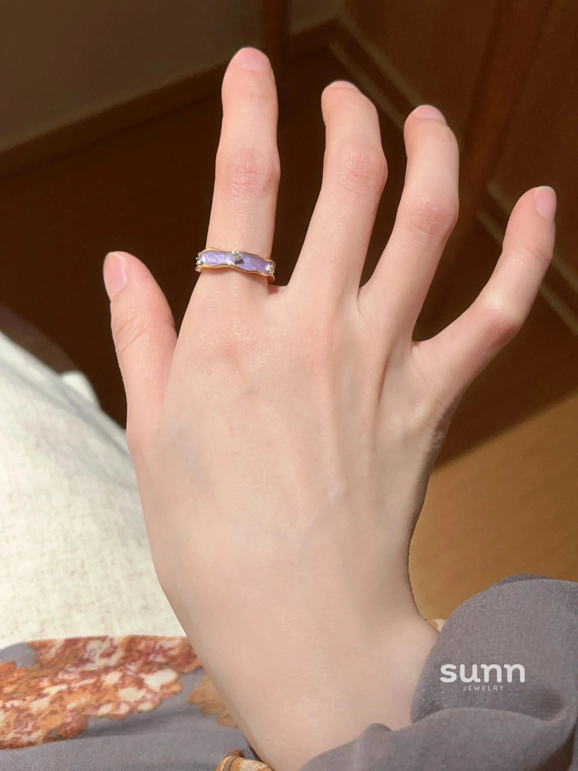 Stephanie Butterfly Enamel Ring