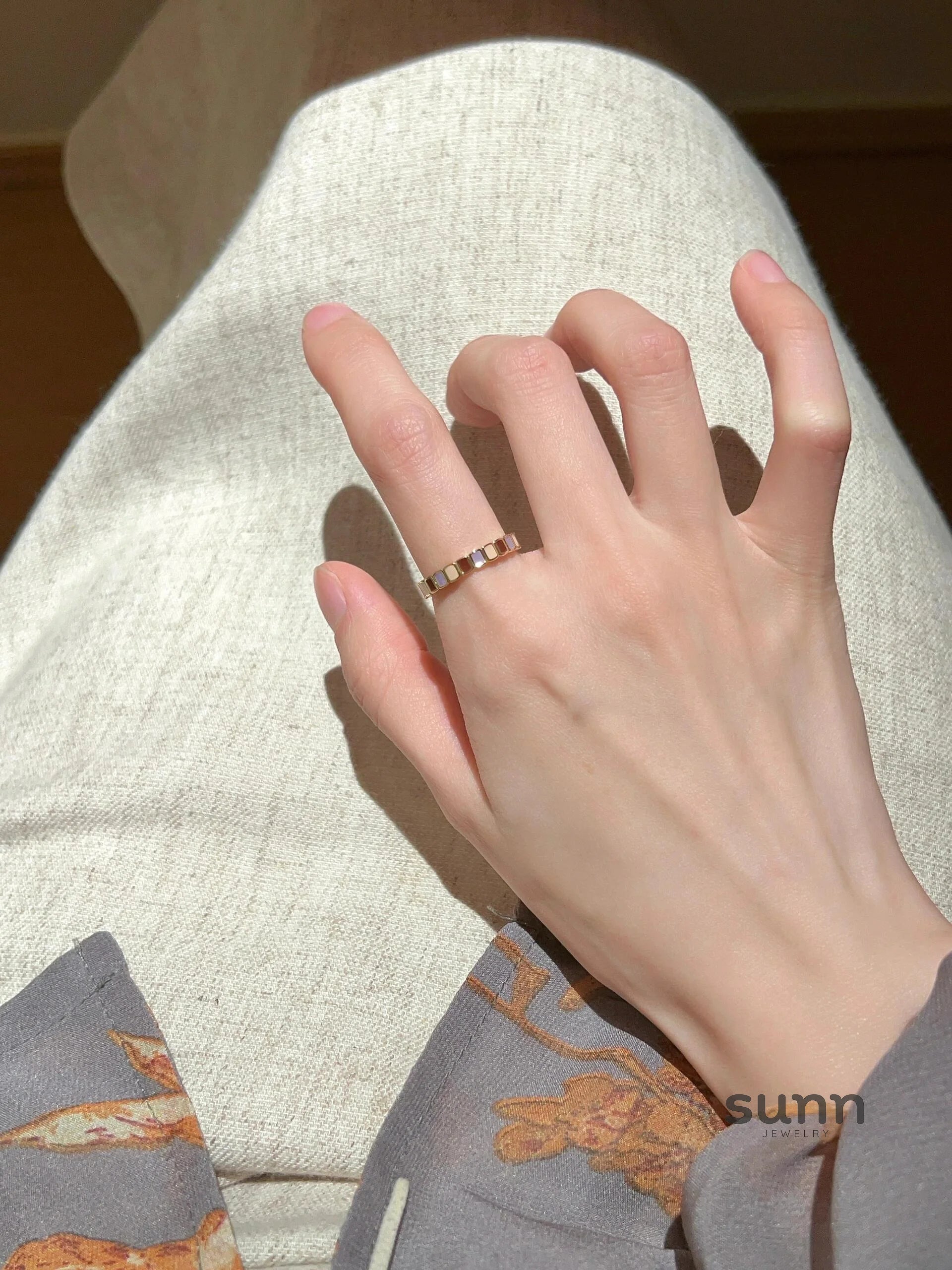 Stephanie Butterfly Enamel Ring
