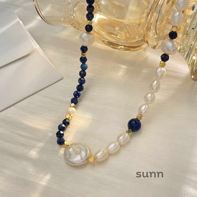 Sterling Baroque Pearl Necklace [JUWW6NE2]