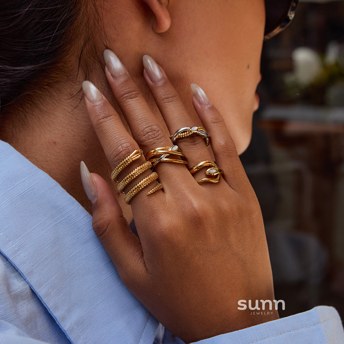 Stormy Serpent Coiled Ring [TLRRVZ5C]