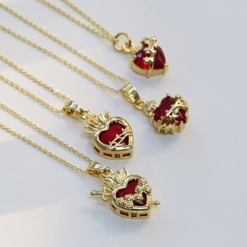 Suhani Sacred Heart Pendant Necklace [GURPYWWG]