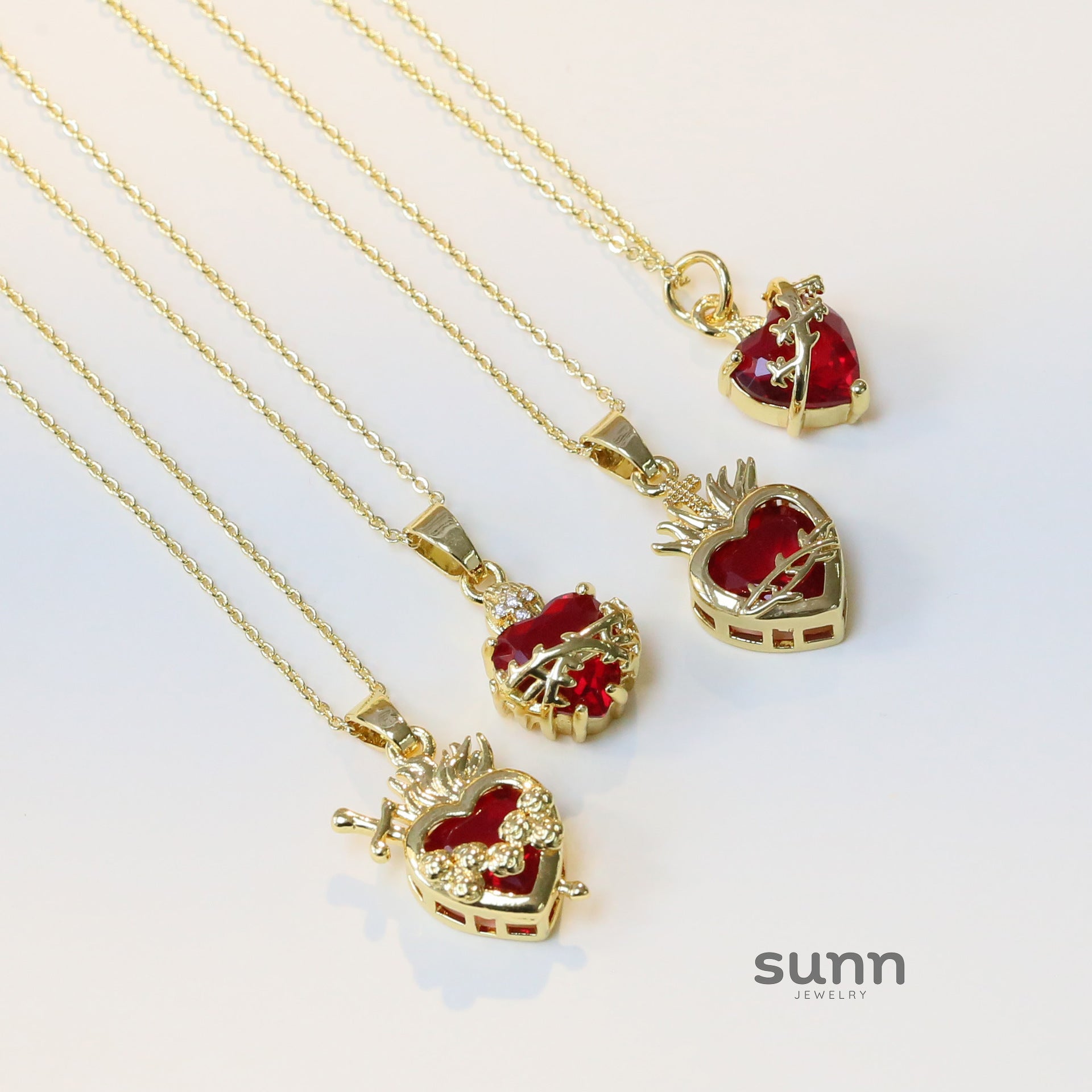 Suhani Sacred Heart Pendant Necklace [XG3MNCID]