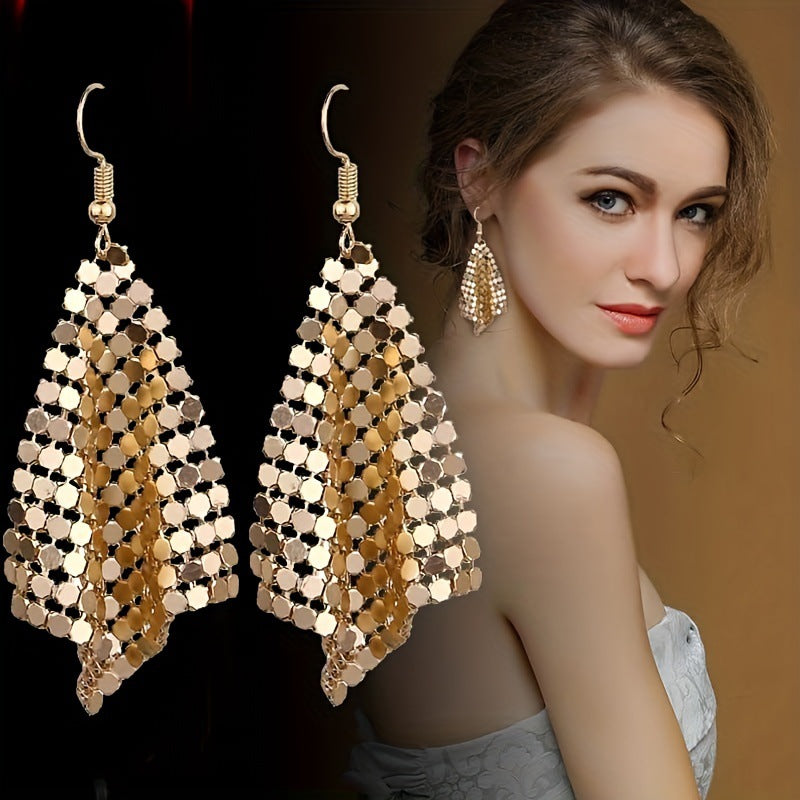 Sumaya Geometric Tassel Earrings [UH0IUZ3N]
