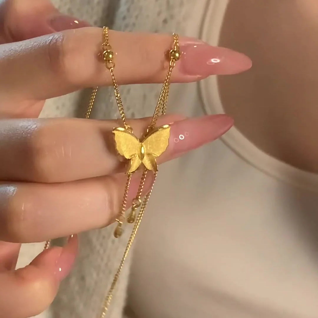 Sumayyah Butterfly Tassel Necklace