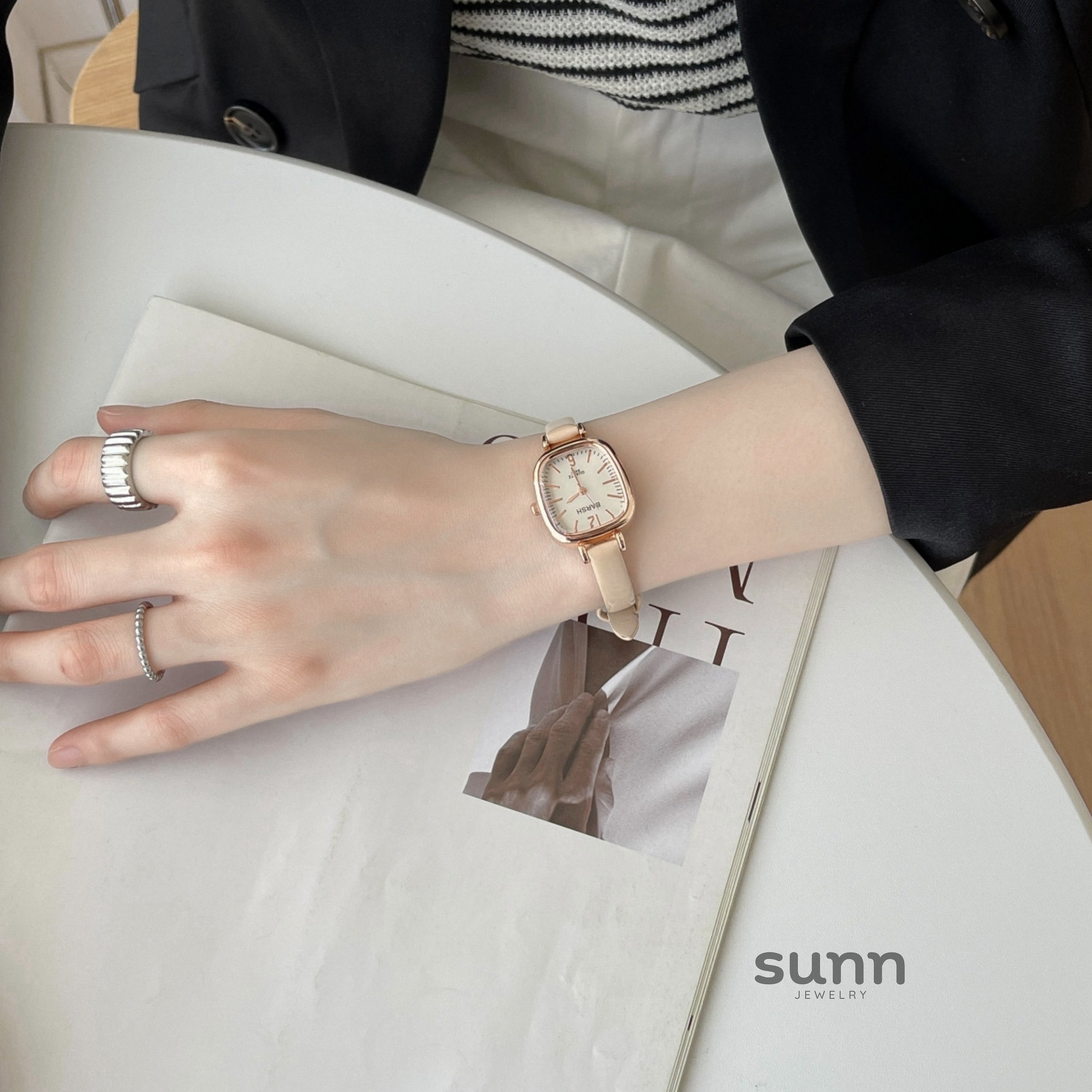 Sumayyah Petite Leather Watch [ADCW59TC]