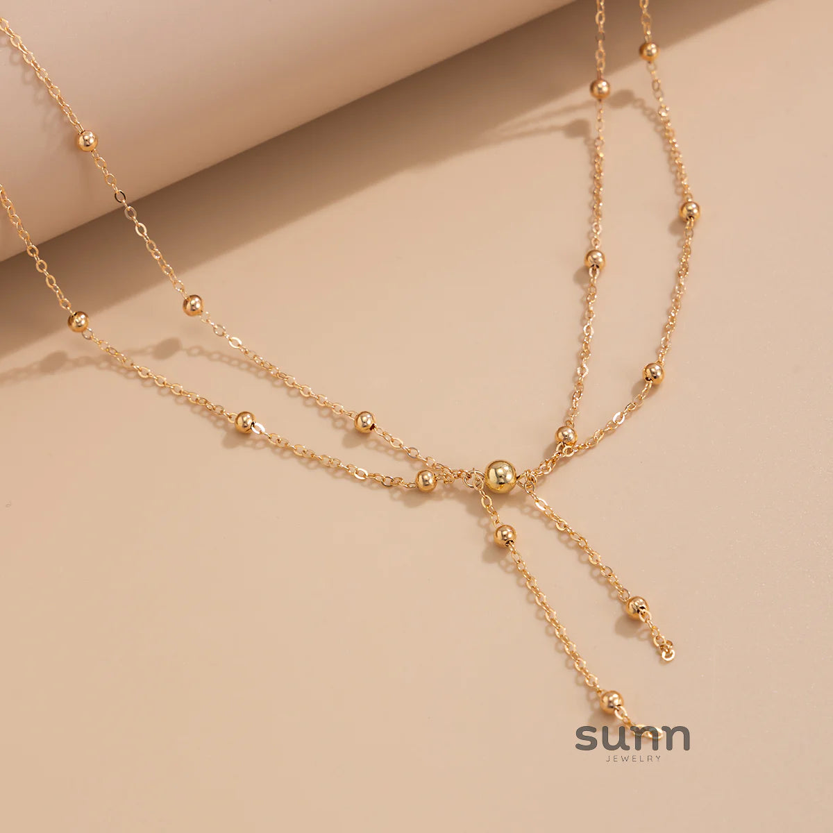 Sunshine Beaded Tassel Body Chain
