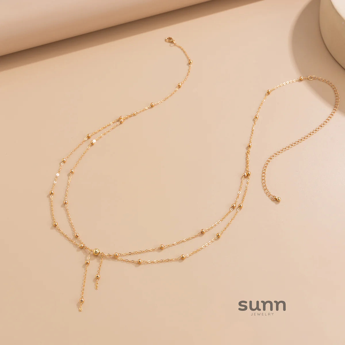 Sunshine Beaded Tassel Body Chain