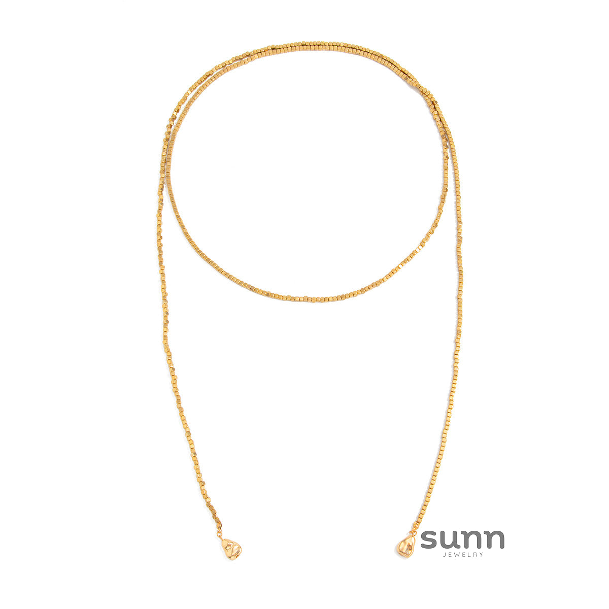 Sunshine Layered Beaded Necklace [0TT6Q47D]