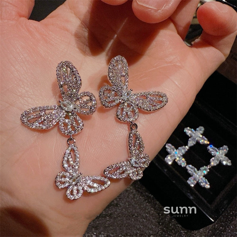 Suri Elegant Butterfly Earrings [5UEKAHKV]