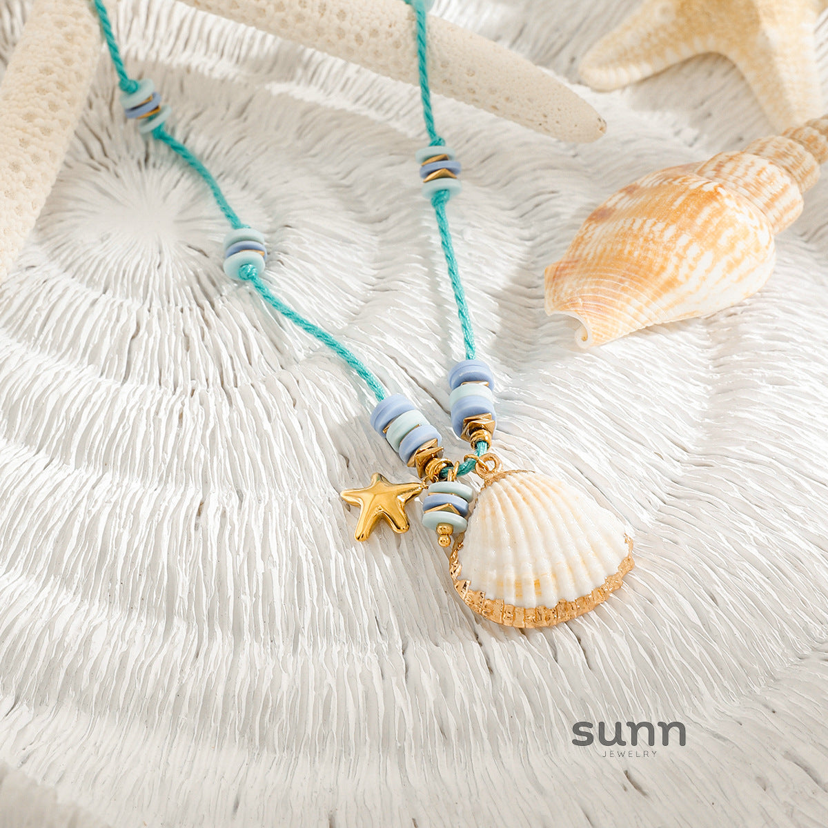 Susannah Layered Wave Necklace [7XU9JS8X]