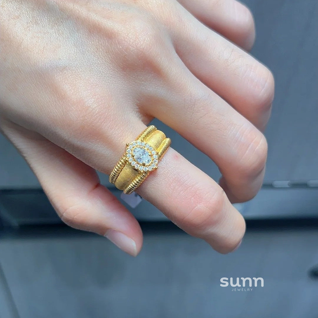 Suzanna Vintage Gemstone Ring [882L3OUR]