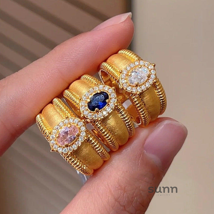 Suzanna Vintage Gemstone Ring [217XQWIA]