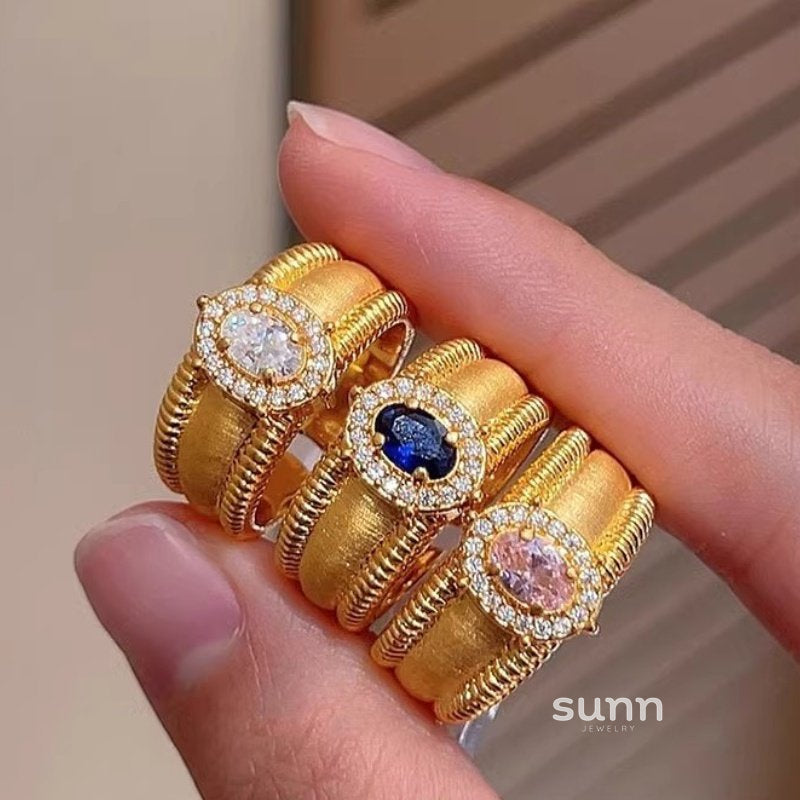 Suzanna Vintage Gemstone Ring [KYH7QCPZ]