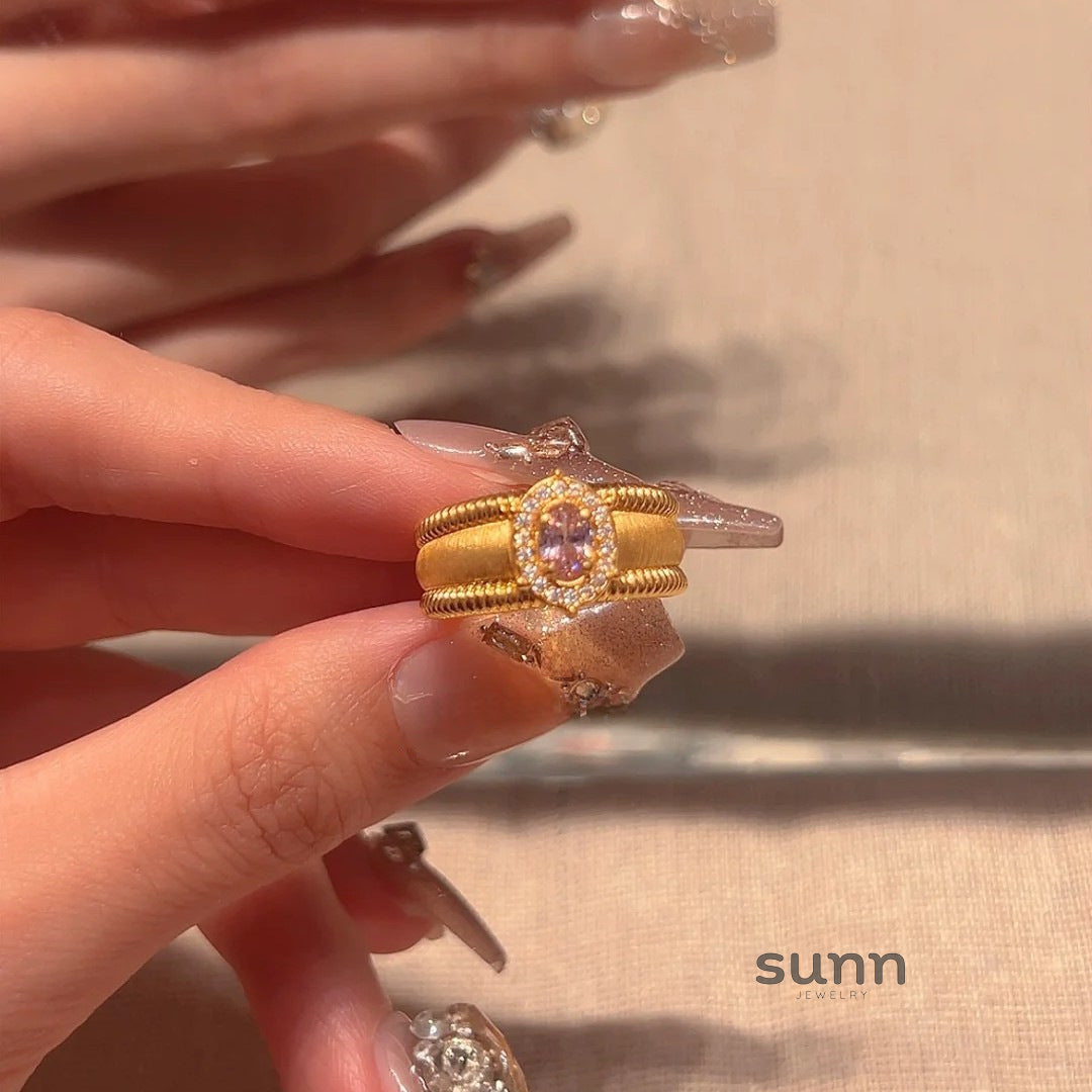 Suzanna Vintage Gemstone Ring [6KMEJXN5]