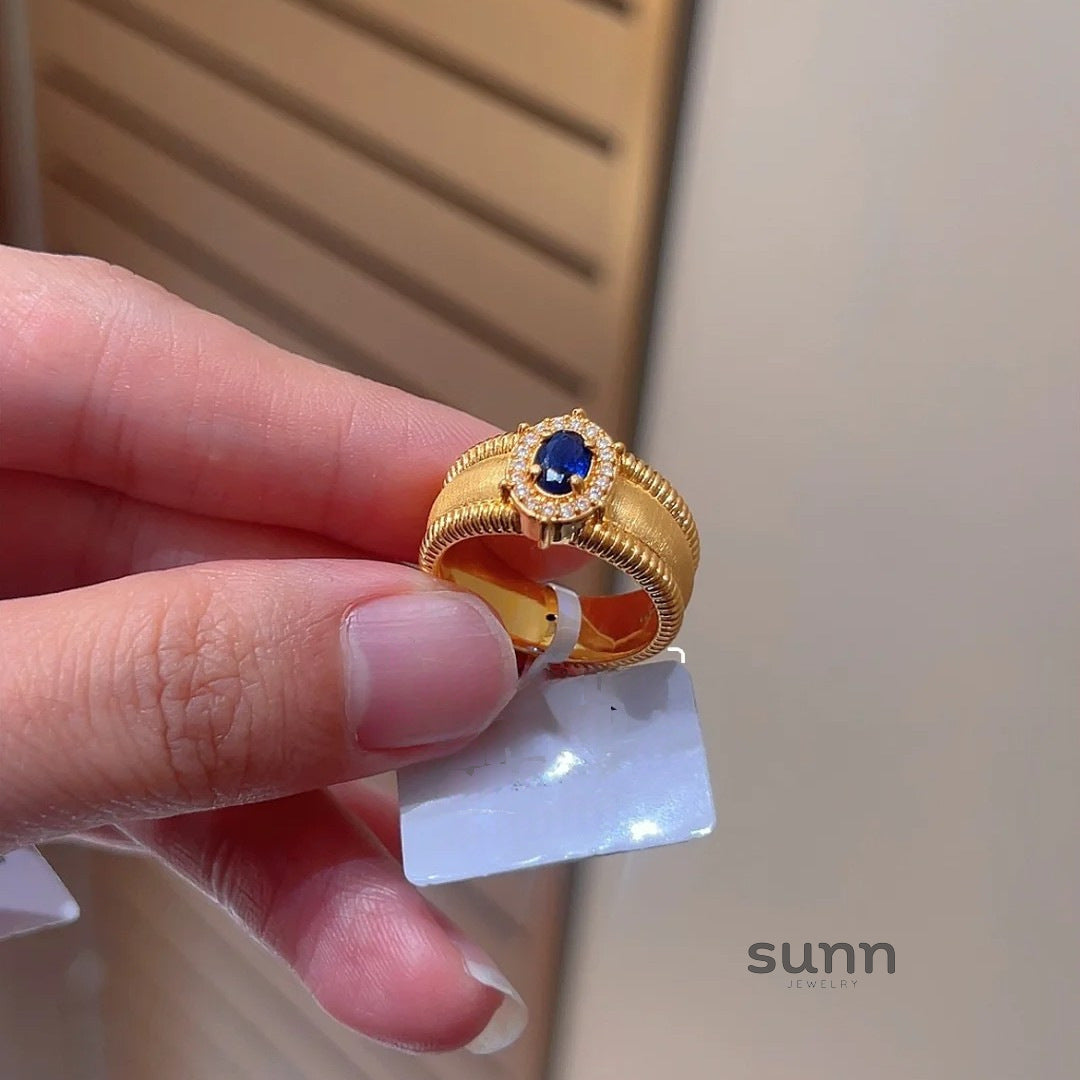 Suzanna Vintage Gemstone Ring [RCY7XKXH]
