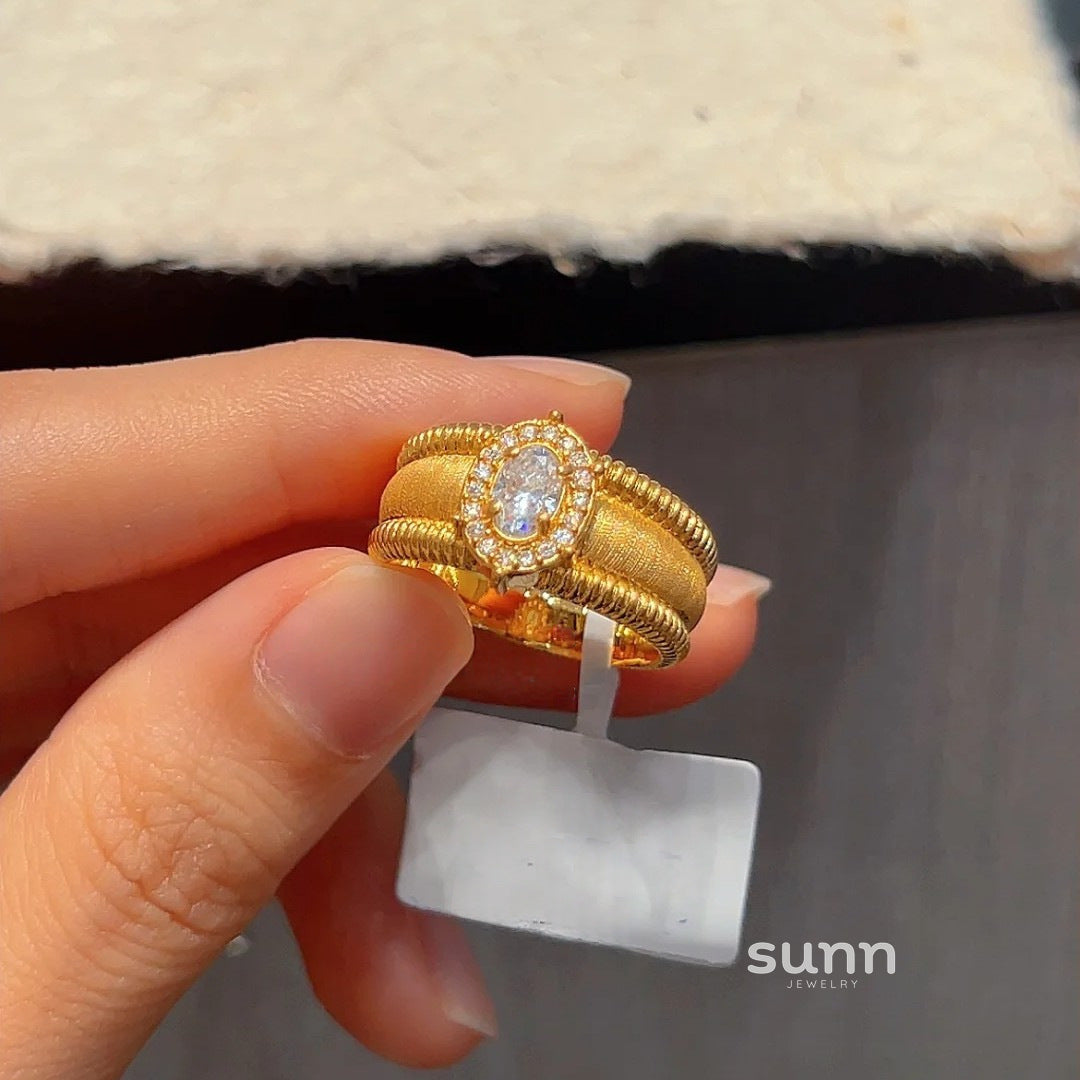Suzanna Vintage Gemstone Ring [V5LWUHEJ]