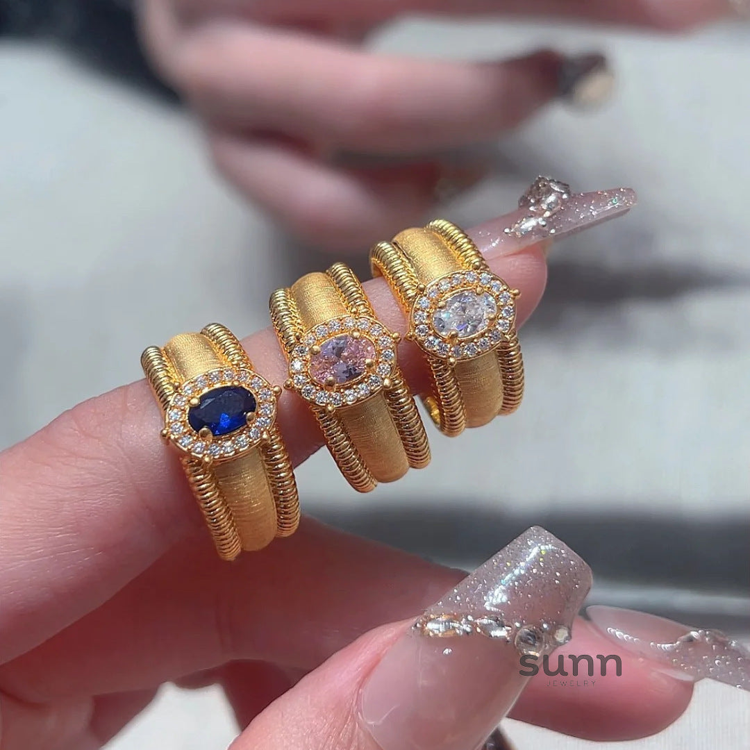 Suzanna Vintage Gemstone Ring [I8TI9HW5]