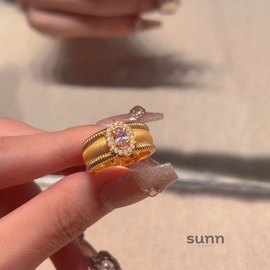 Suzanna Vintage Gemstone Ring [FD6SI9FM]