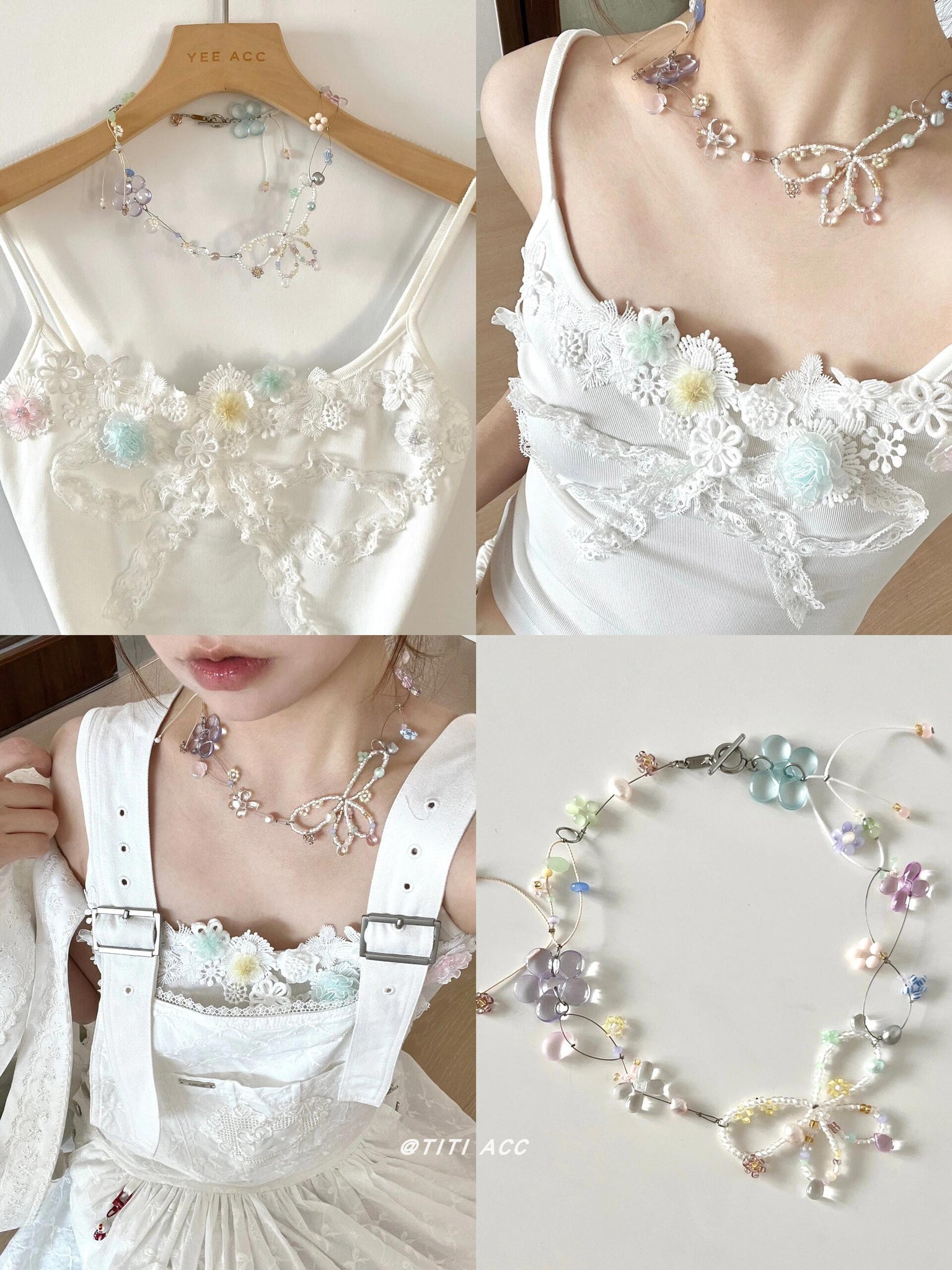 Svea Floral Bead Necklace [3O29ZT2O]