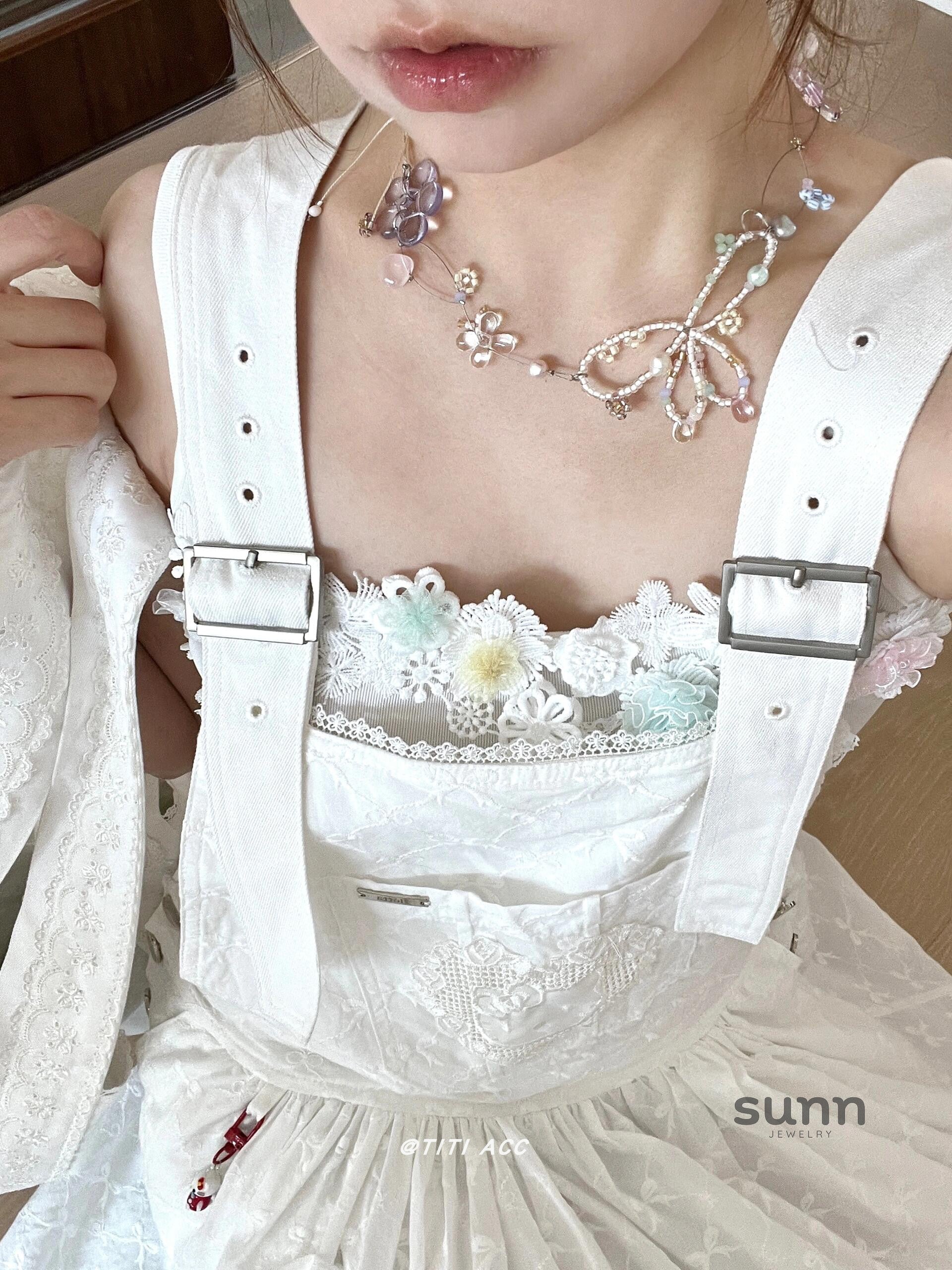 Svea Floral Bead Necklace [TUGNGRB4]