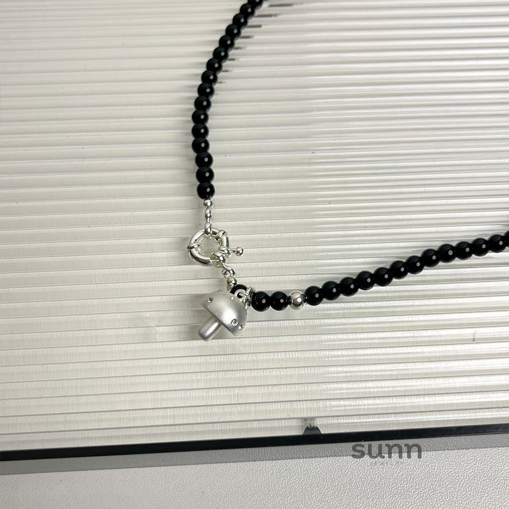 Sydney Beaded Mushroom Choker [I5YTUDC1]