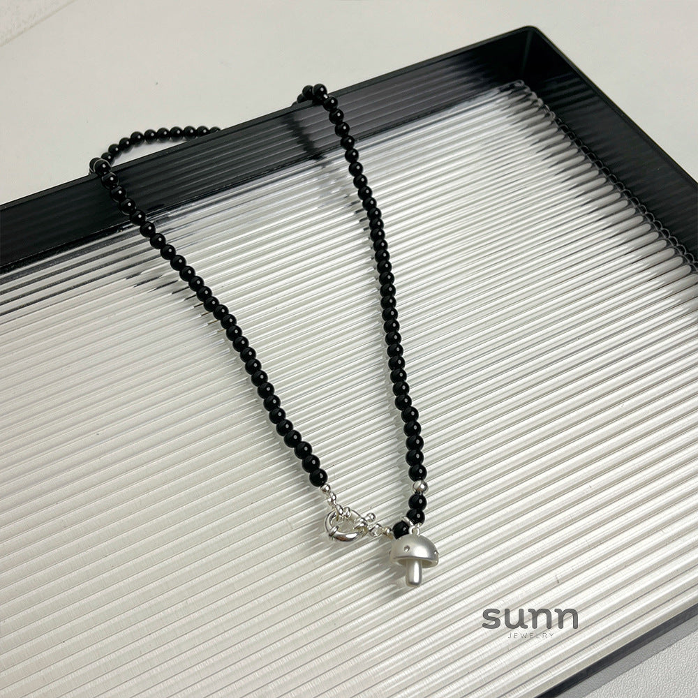 Sydney Beaded Mushroom Choker [PJFAAL73]