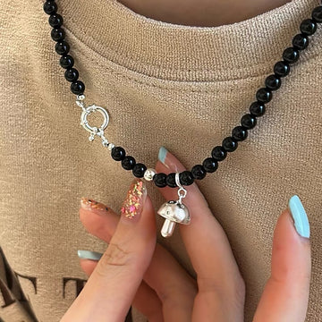 Sydney Beaded Mushroom Choker [T5LKKG8Z]