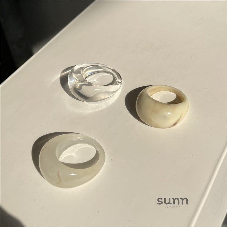 Sydni Acrylic Ring Set [ZQFJHJEE]