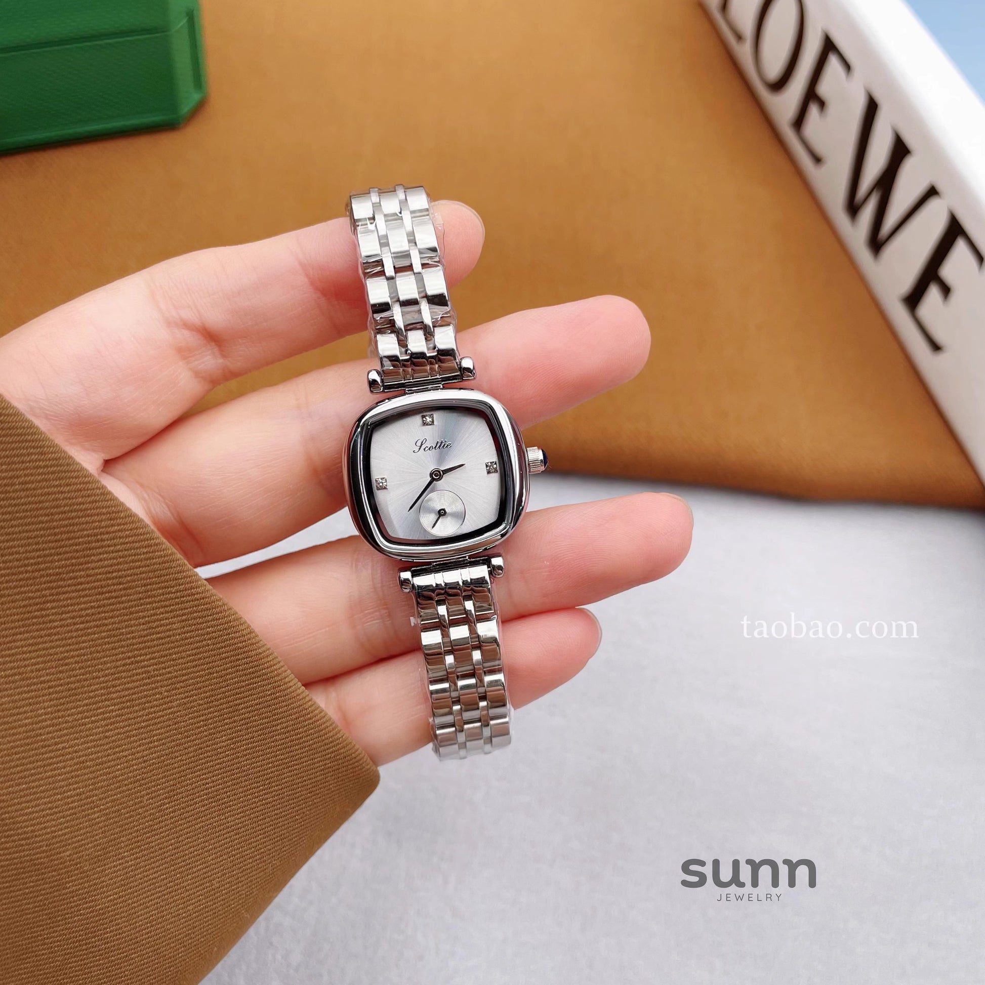 Sylvana Square Steel Watch [FABRLCYO]
