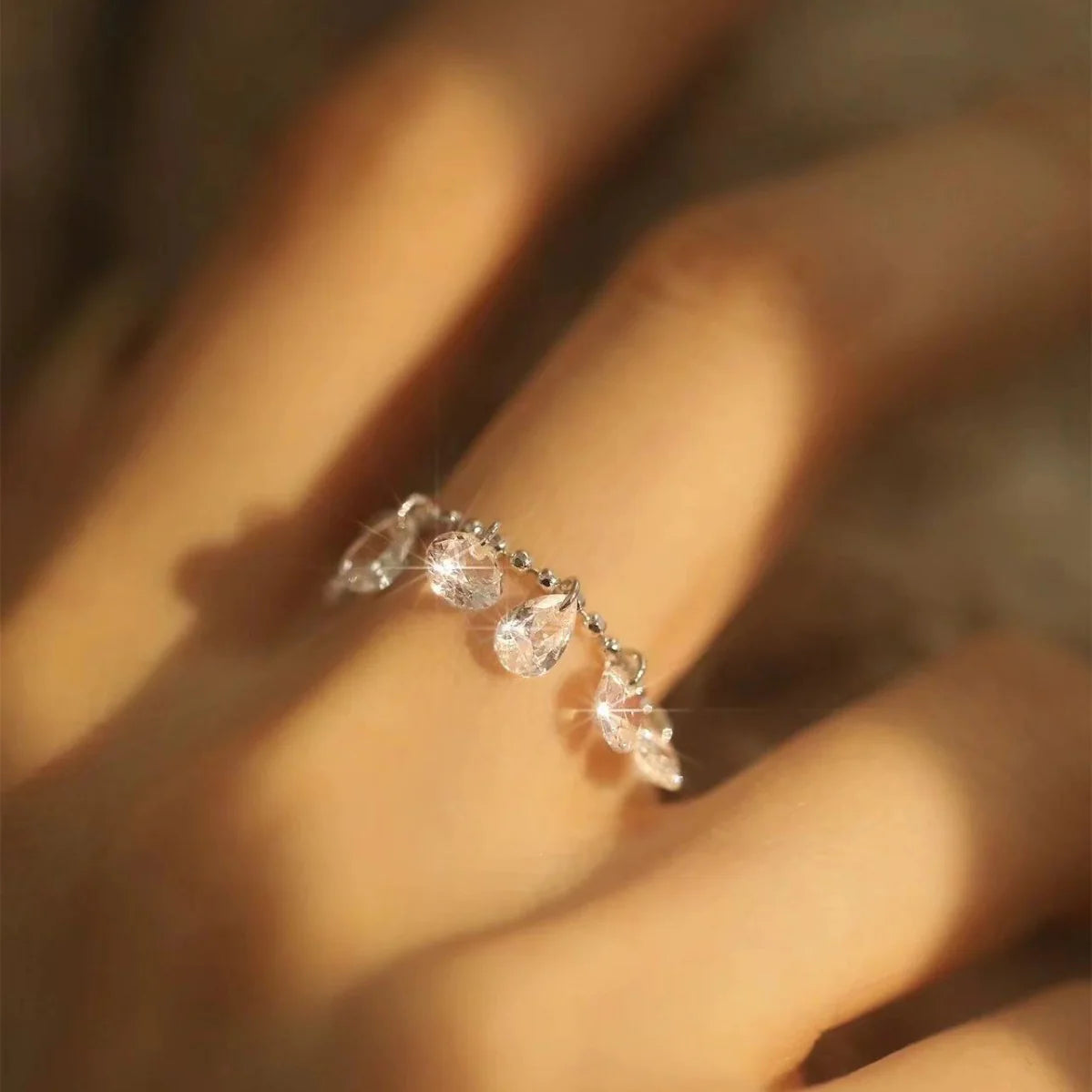 Sylvia Starburst Tassel Ring