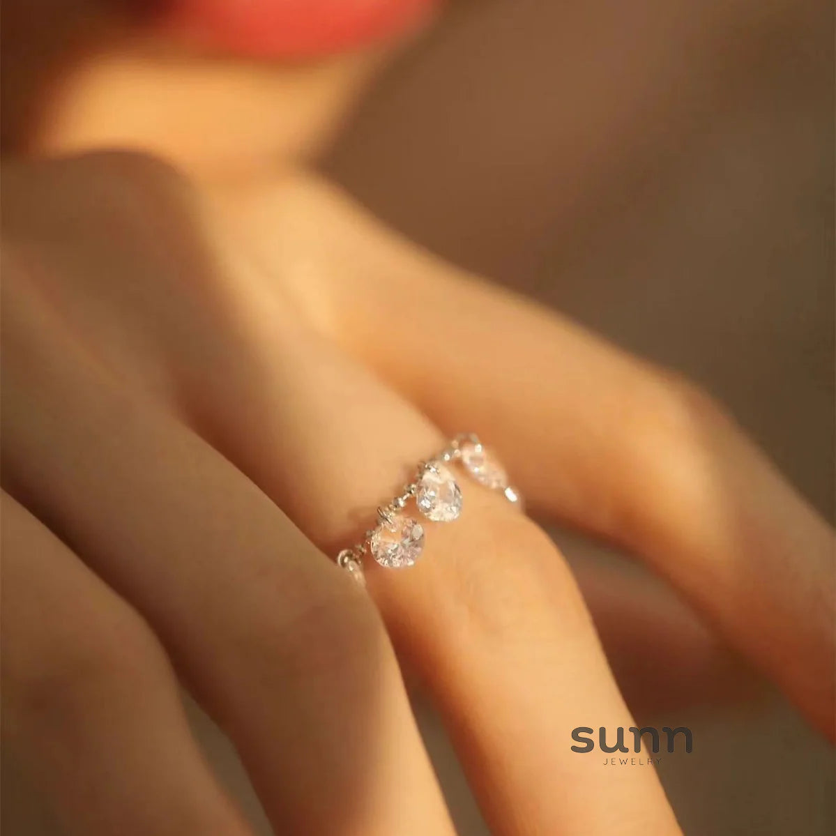 Sylvia Starburst Tassel Ring