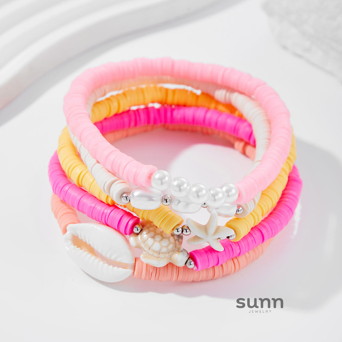 Syncere Pearl Shell Anklet [AIWCIX85]
