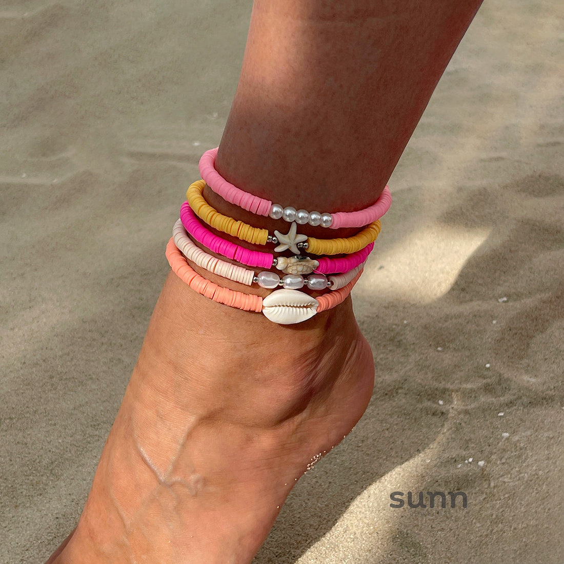 Syncere Pearl Shell Anklet [IXIUPYGN]