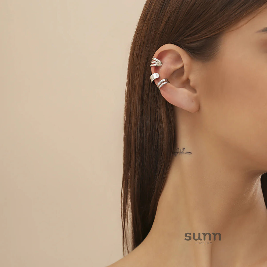 Taelyn Metal Ear Cuff Set