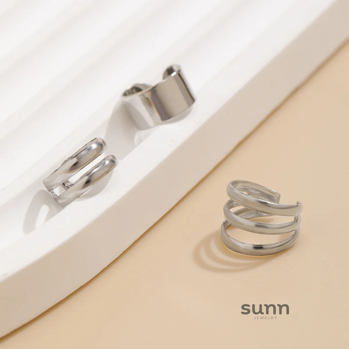 Taelyn Metal Ear Cuff Set