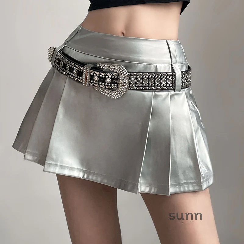 Taelyn Y2K Rhinestone Belt