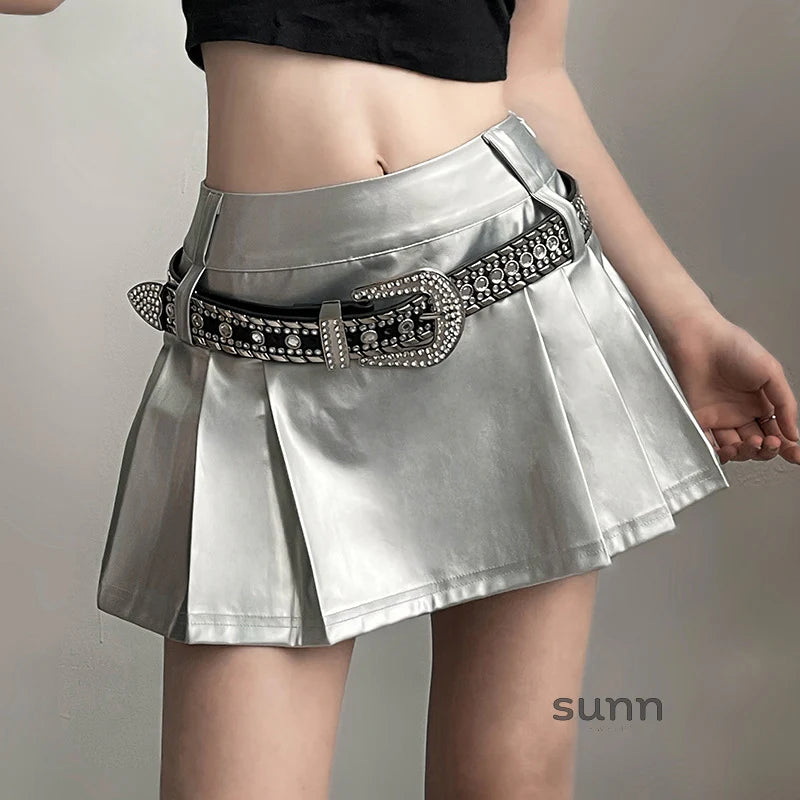 Taelyn Y2K Rhinestone Belt